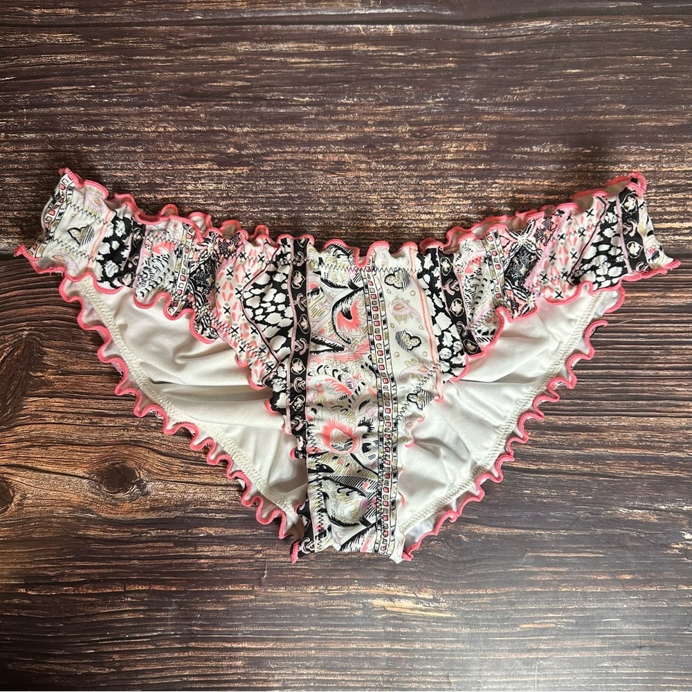 Victoria's Secret Swim Ruffle Cheeky Bikini Bottom